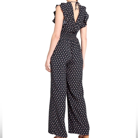 ModCloth fit-to-party wide leg jumpsuit size small - Picture 2 of 12